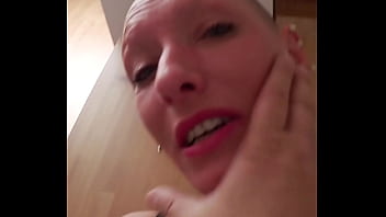 POV: Vilja’s face red from slaps, throat crushed under my grip as I fuck her limp body on the...