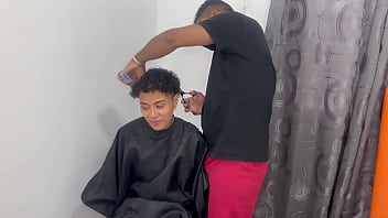RICH INDIAN ASKS ME TO CUT HER HAIR AND PAYS ME WITH HER RICH BODY FUCKED UNTIL I CUM IN HER...