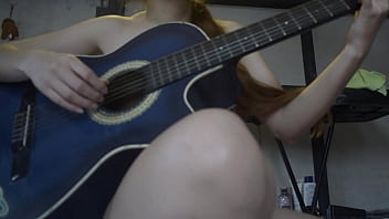 Music girl pays with sex to enter the band and she really loves cock because she swallows it all...