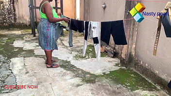 HORNY HOUSE WIFE SEARCH FOR BBC WHILE SHE DRIES STEPSON CLOTHES. PLEASE SUBSCRIBE TO RED/SHEER 10...