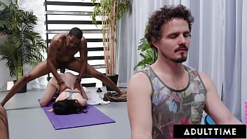 ADULT TIME - Jane Wilde Has Sneaky Fuck WIth Big Dick Yoga Instructor In The Middle Of Class! 15...