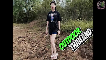 Thai young woman Amateur Outdoor Fuck – POV Creampie In Nature Thai audio 10 min1440p